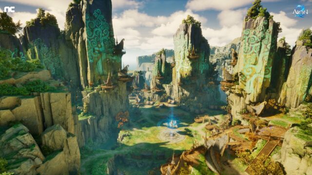 AION2のフィールドの風景(公式ファンキット)