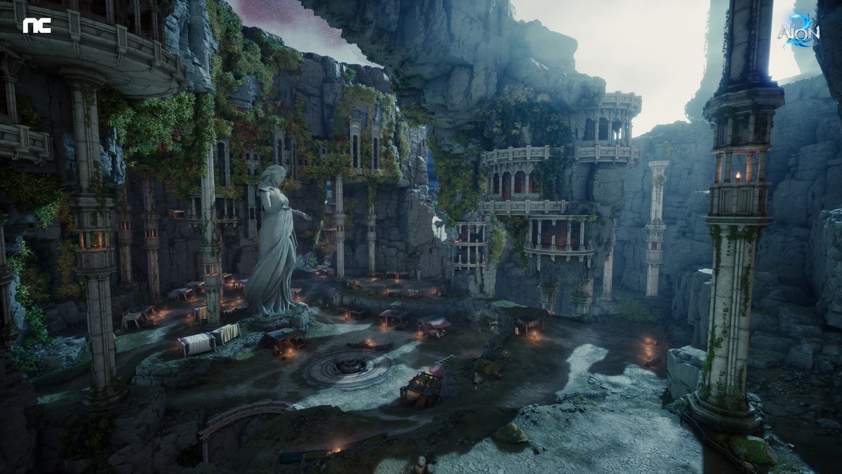 AION2のフィールドの風景(公式ファンキット)
