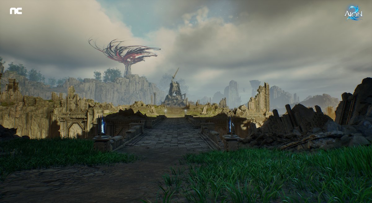 AION2のフィールドの風景(公式ファンキット)