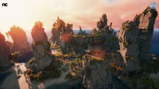 AION2の風景(公式ファンキット素材 © NC Corporation)