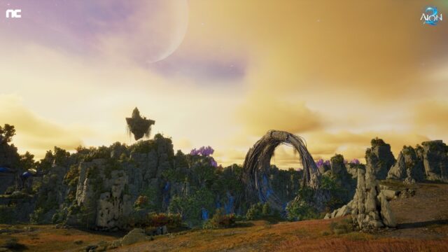 AION2のフィールドの風景(公式ファンキット)