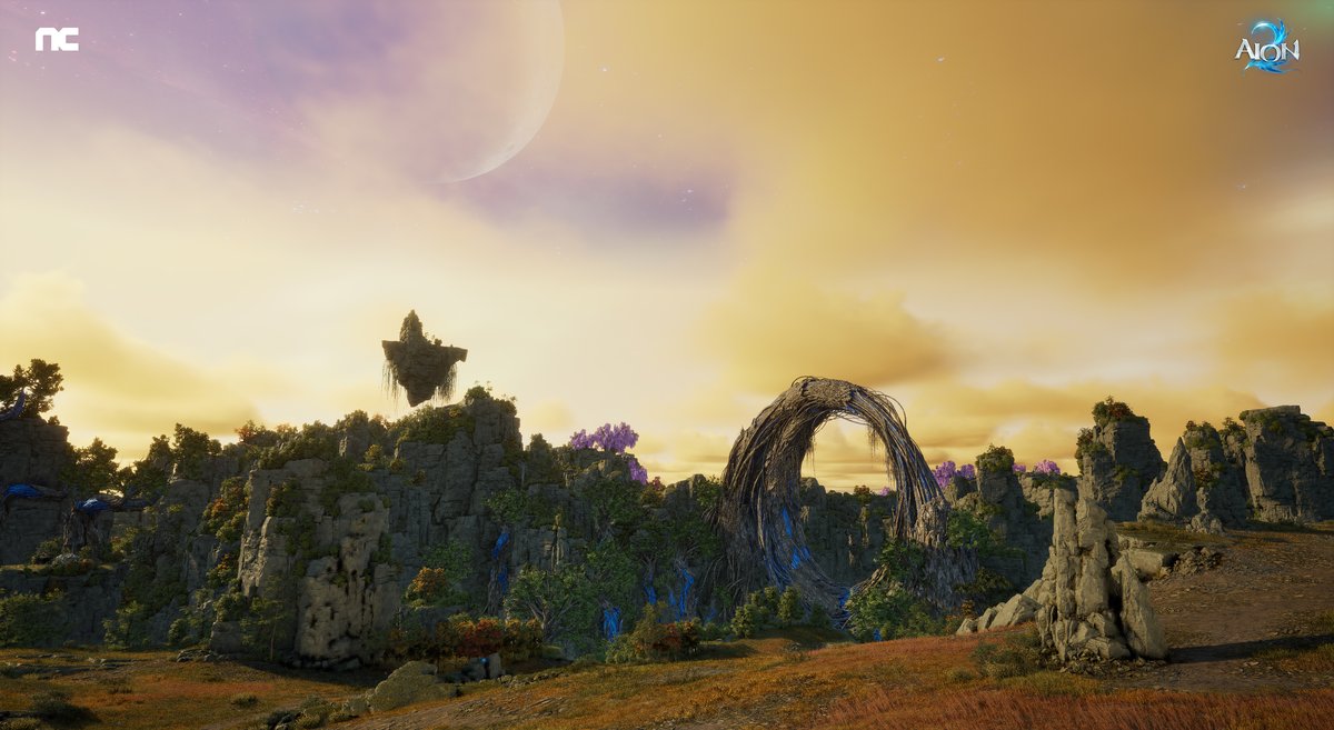 AION2のフィールドの風景(公式ファンキット)