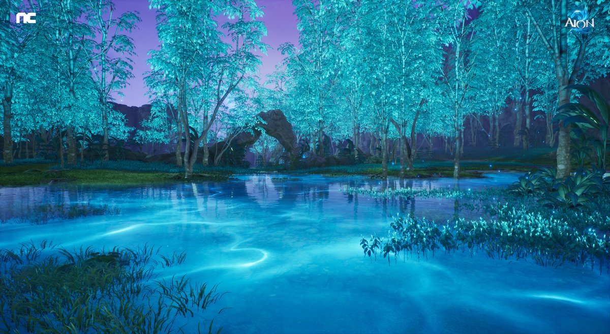 AION2のフィールドの風景(公式ファンキット)